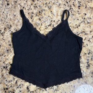 Hollister Charcoal Cami Top
